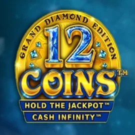 Slots logo of 12 Coins Grand Diamond Edition from Wazdan at LiraSpin Casino