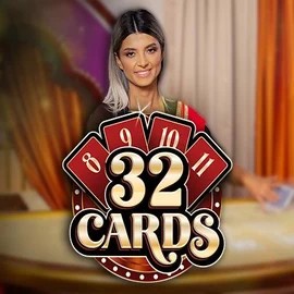 Live Casino logo of 32 Cards from Ezugi at LiraSpin Casino