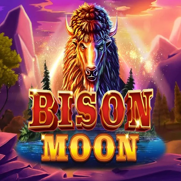 Bison Moon slot logo by Northern Lights Gaming at LiraSpin Casino