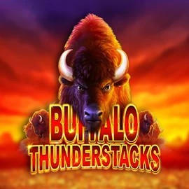 Buffalo Thunderstacks logo by Amatic Industries at LiraSpin Casino