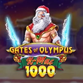 Gates of Olympus Xmas 1000 online game logo by Pragmatic Play on lirasspin.pl