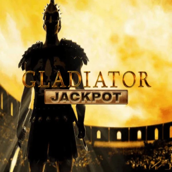 Gladiator Jackpot slot logo by Playtech at LiraSpin Casino
